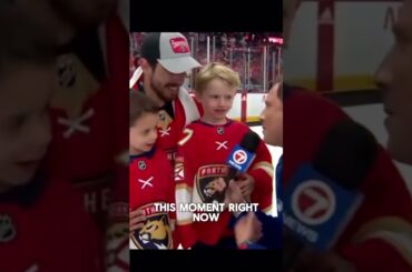 ‘My Dreams Came True’ Evan Rodrigues Shares the Stanley Cup After Game 7 WIN With His Sons #shorts