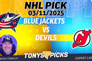 Columbus Blue Jackets vs New Jersey Devils 3/11/25 NHL Pick Prediction