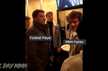 Oklahoma Football Player vs MMA Fighter/Wrestler (BAR FIGHT) + Ben Askren's REACTION!