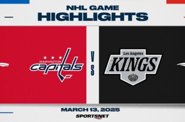 NHL Highlights | Capitals vs. Kings - March 13, 2025