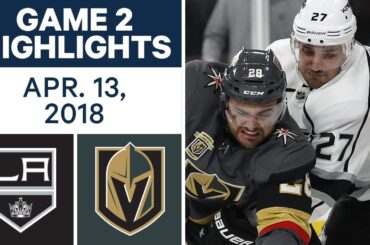 NHL Highlights | Kings vs. Golden Knights, Game 2 - Apr. 13, 2018
