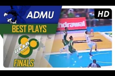 Thirdy Ravena RIDICULOUS pass to Nieto for the breakaway finish | ADMU | Finals Game 3 | Best Plays