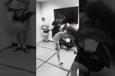 "Adding new weapons to the arsenal and refining our game tonight with Luke" Kru Isaac Glendening