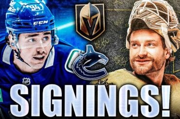 CANUCKS & GOLDEN KNIGHTS JUST MADE HUGE SIGNINGS: TOP AHL SCORER LINUS KARLSSON + ADIN HILL
