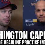 Anthony Beauvillier & Spencer Carbery Discuss Trade to Washington Capitals, Capitals Trade Deadline