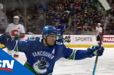 Bo Horvat Takes Perfect Chris Tanev Pass For Nice Canucks Goal