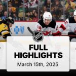 NHL Highlights | Devils vs. Penguins - March 15, 2025