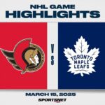 NHL Highlights | Senators vs. Maple Leafs - March 15, 2025