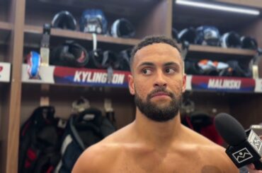 Oliver Kylington on team’s energy, momentum at home