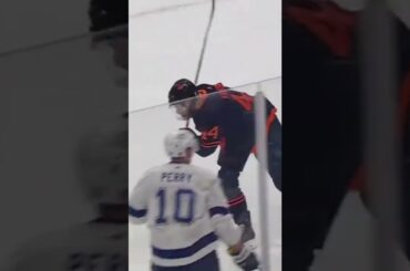 Zack Kassian 2 Hits in 15 seconds! NHL 2022 highlights! #shorts #hockey