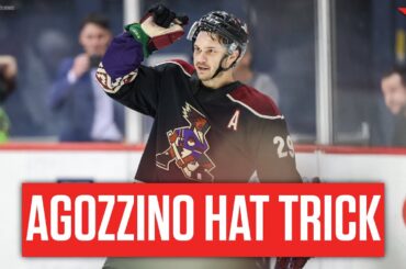 Tucson Roadrunners' Andrew Agozzino Scores Hat Trick Against Team He Once Captained