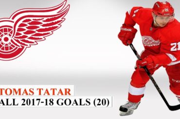 Tomas Tatar (#21) All 20 Goals of the 2017-18 NHL Season