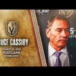 Bruce Cassidy Postgame 3/15: A Lack Of Respect Today