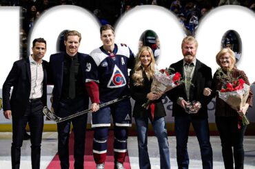 Nathan MacKinnon Celebrated By Avalanche For Reaching 1000 NHL Points