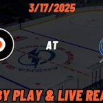 Philadelphia Flyers vs Tampa Bay Lightning Live Reaction | NHL | 3/17/2025 | Flyers vs Lightning
