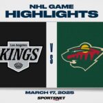 NHL Highlights | Kings vs. Wild - March 17, 2025