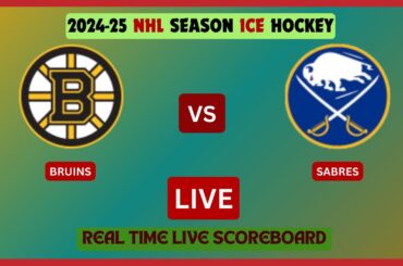 Boston Bruins Vs Buffalo Sabres LIVE Score UPDATE Today 2024-25 NHL Season Hockey Mar 17 2025