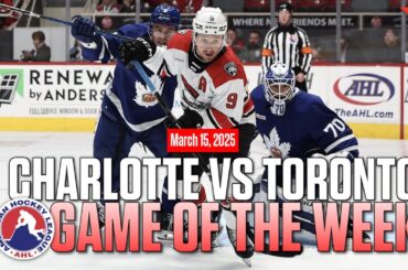 AHL Free Live Stream - Charlotte Checkers Vs Toronto Marlies | Watch Live On FloHockey