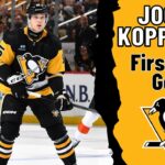 Joona Koppanen #15 (Pittsburgh Penguins) first NHL goal Mar 18, 2025