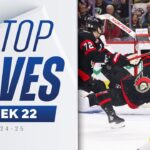 Top NHL Saves of Week 22 | 2024-25 Highlights