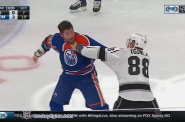 Jarome Iginla vs Patrick Maroon Mar 20, 2017