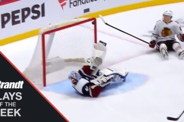 Wedgewood Throws His Leg Up To Deny Bedard  | NHL Plays of the Week