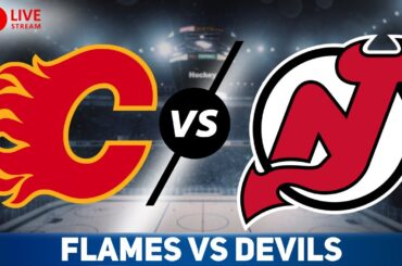 Calgary Flames vs New Jersey Devils LIVE GAME REACTION & PLAY-BY-PLAY