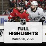 NHL Highlights | Kings vs. Blackhawks - March 20, 2025