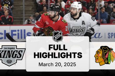 NHL Highlights | Kings vs. Blackhawks - March 20, 2025