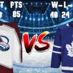 LIVE  2024/25 NHL Season  Coverage Colorado Avalanche @ Toronto Maple Leafs