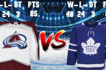 LIVE  2024/25 NHL Season  Coverage Colorado Avalanche @ Toronto Maple Leafs