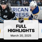 NHL Highlights | Sabres vs. Utah Hockey Club - March 20, 2025
