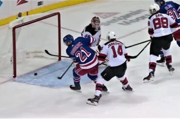 Barclay Goodrow On The Doorstep Bangs Home The Rangers 5th Goal Of The Game