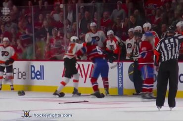 Wayne Simmonds vs Ryan White Oct 5, 2013