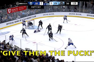 Even the announcers were mad at this pathetic goal