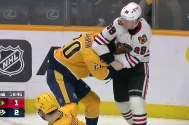 Justin Barron vs Colton Dach