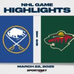 NHL Highlights | Sabres vs. Wild - March 22, 2025