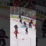 Sam Bennett goes upstairs and TIES IT! 🍁🚨