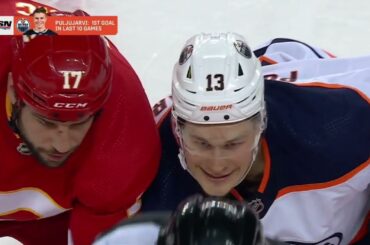 Jesse Puljujärvi 1+0 @ Calgary (WC SF Game 5)