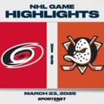 NHL Highlights | Hurricanes vs. Ducks - March 23, 2025