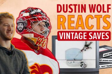 Dustin Wolf Reacts To Great Saves of the Quarter Century