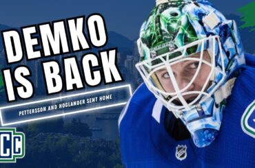 THATCHER DEMKO RETURNS, ELIAS PETTERSSON AND NILS HOGLANDER SENT HOME