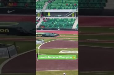 He threw a Javelin HOW FAR?! 😱🔥💪 #shorts