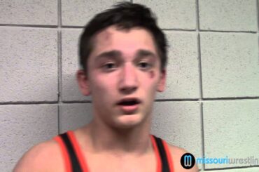 Connor Brown, Oak Grove, talks after winning his 3rd title going undefeated JR year