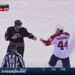 Erik Gudbranson vs Brett Bellemore Feb 7, 2014