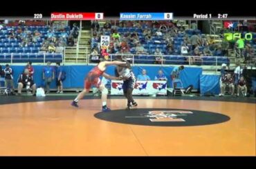 Cadet 220 - Dustin Dukleth (California) vs. Kassim Farrah (Georgia)