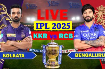 IPL LIVE: KKR vs RCB, Kolkata vs Bengaluru Live match Today | Live Cricket Match | IPL 2025 Live