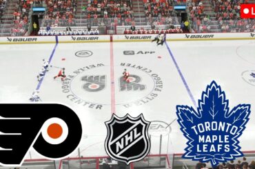 Philadelphia Flyers vs Toronto Maple Leafs [LIVE] 🔴 NHL - Watch Party