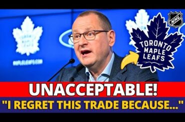 OH MY! LEAFS REGRET TRADE ON NHL TRADE DEADLINE? LOOK WHAT HAPPENED! TORONTO MAPLE LEAFS NEWS