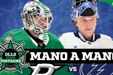 Casey DeSmith performance not enough, Lightning edge Stars 3-2 in shootout | DLLS STARS POSTGAME